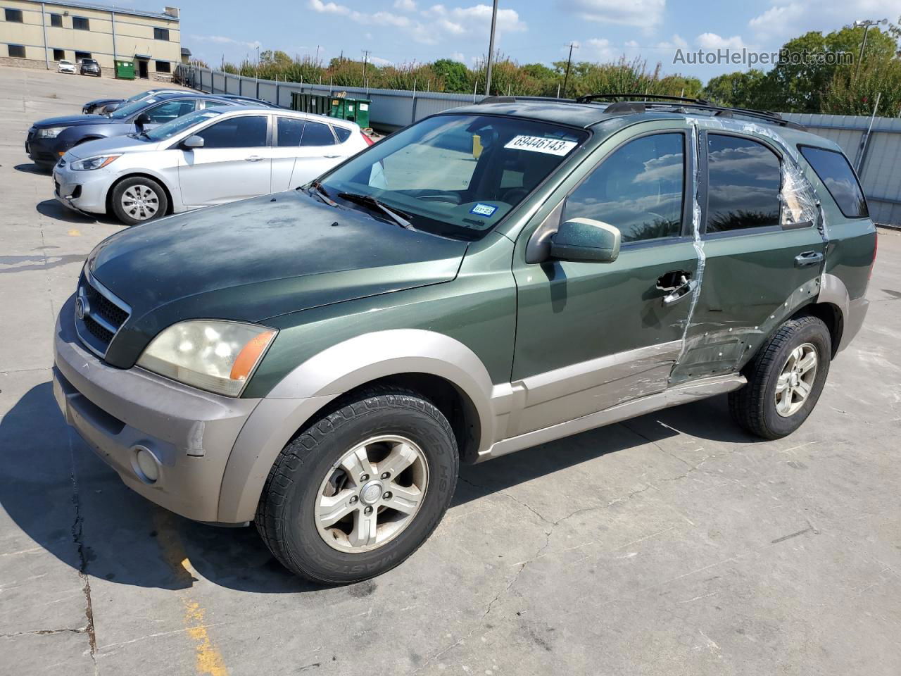 2006 Kia Sorento Ex Green vin: KNDJC733865508836