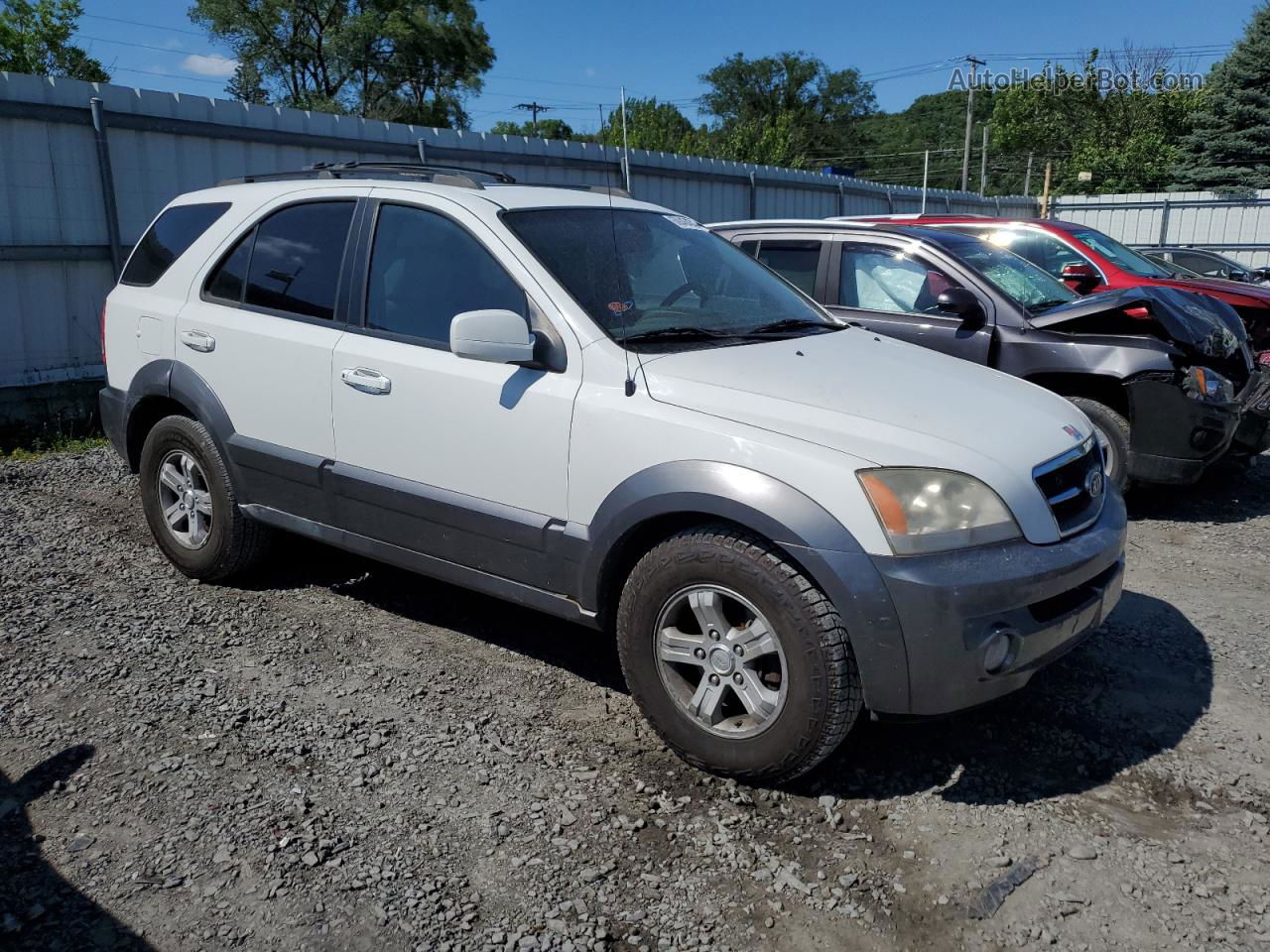 2006 Kia Sorento Ex White vin: KNDJC733X65611840