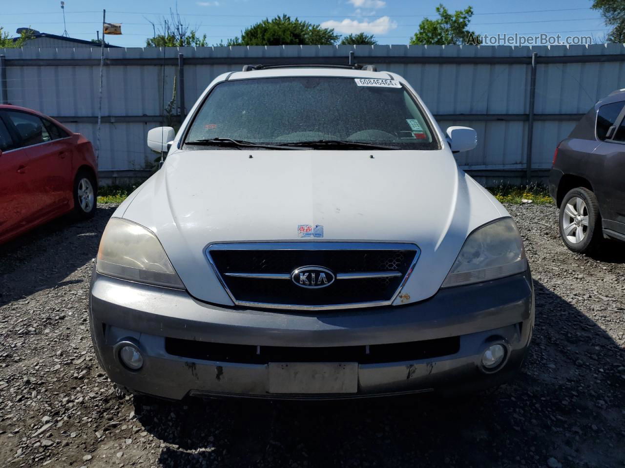 2006 Kia Sorento Ex White vin: KNDJC733X65611840