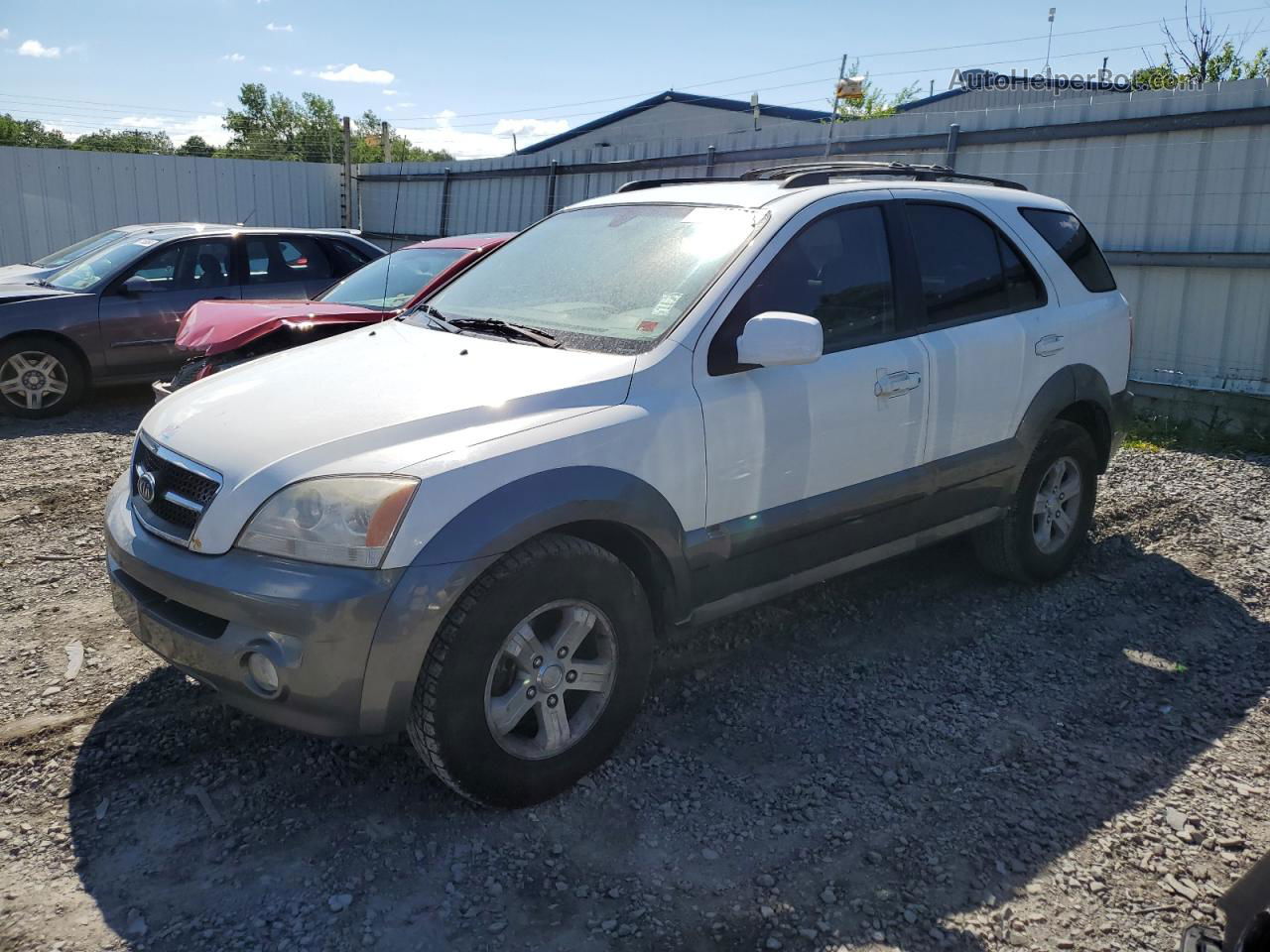 2006 Kia Sorento Ex White vin: KNDJC733X65611840