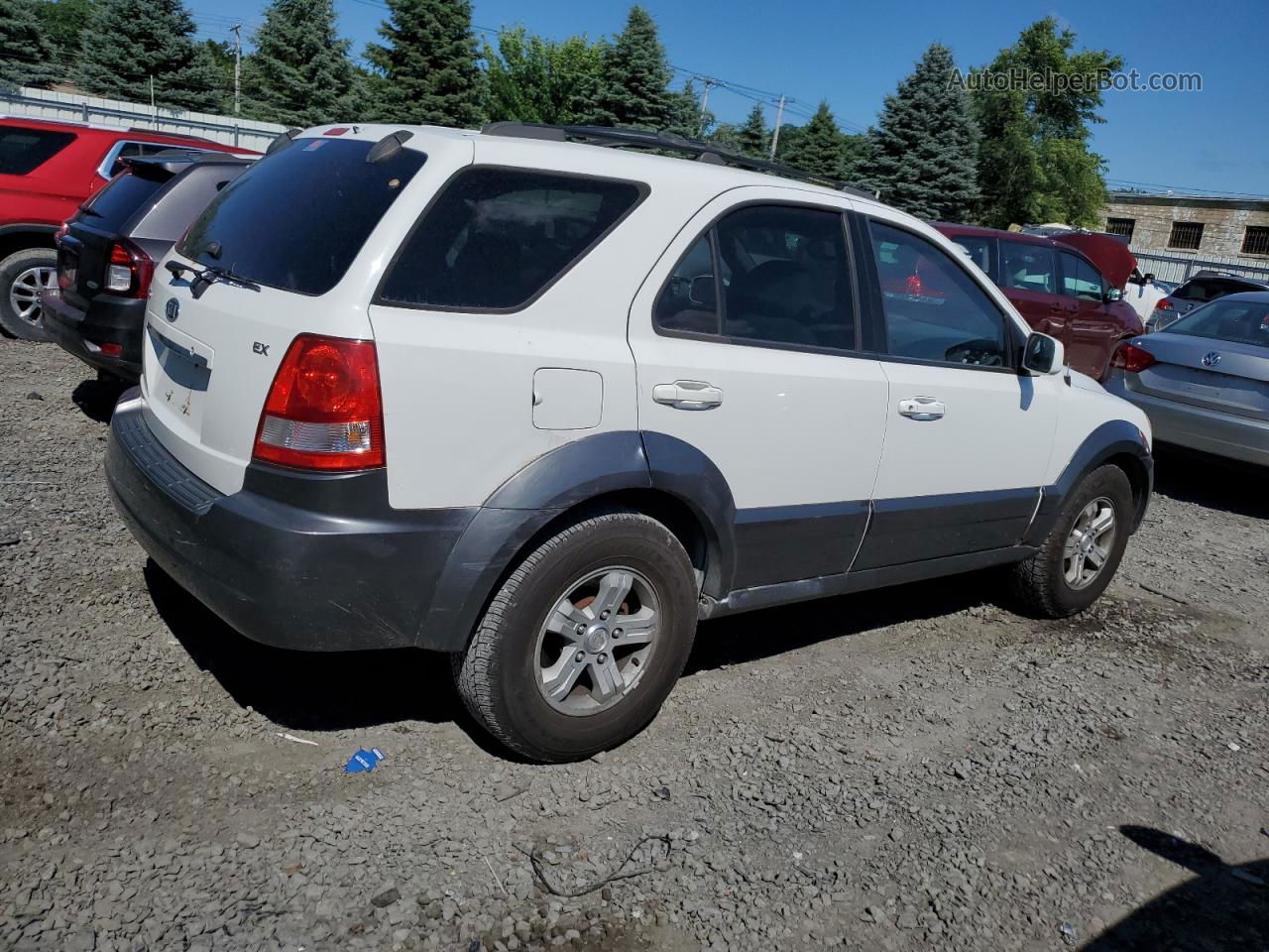 2006 Kia Sorento Ex White vin: KNDJC733X65611840