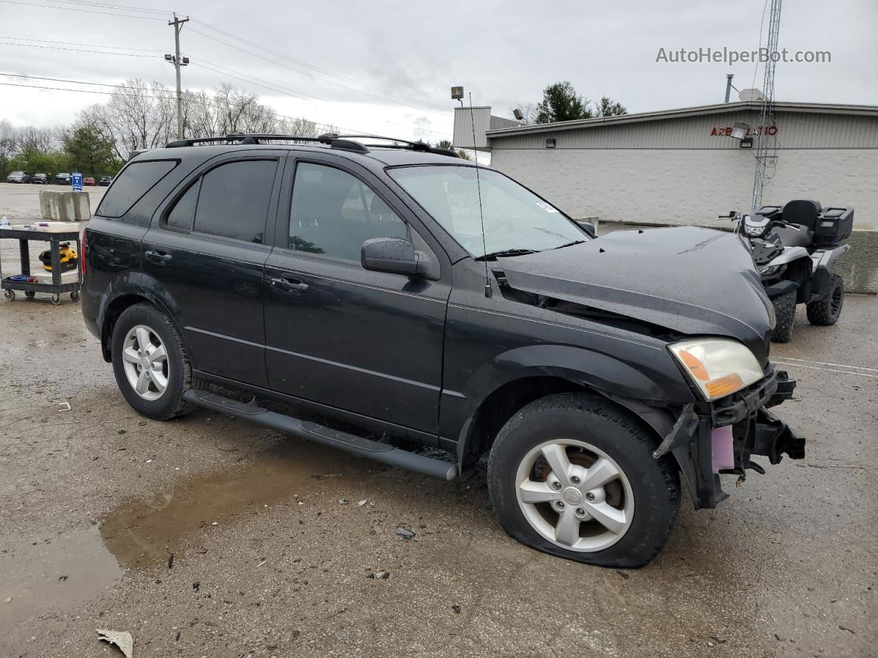 2008 Kia Sorento Ex Черный vin: KNDJC735085764313