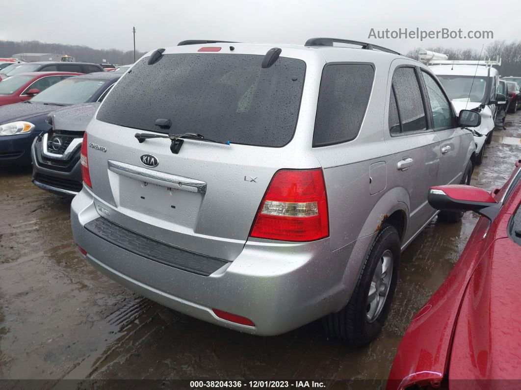 2008 Kia Sorento Lx Silver vin: KNDJC735085786439