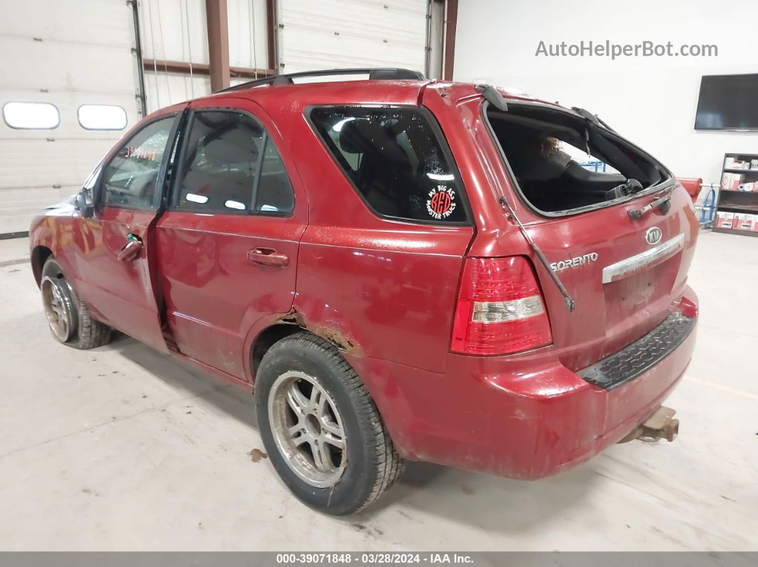 2008 Kia Sorento Lx Красный vin: KNDJC735085799708