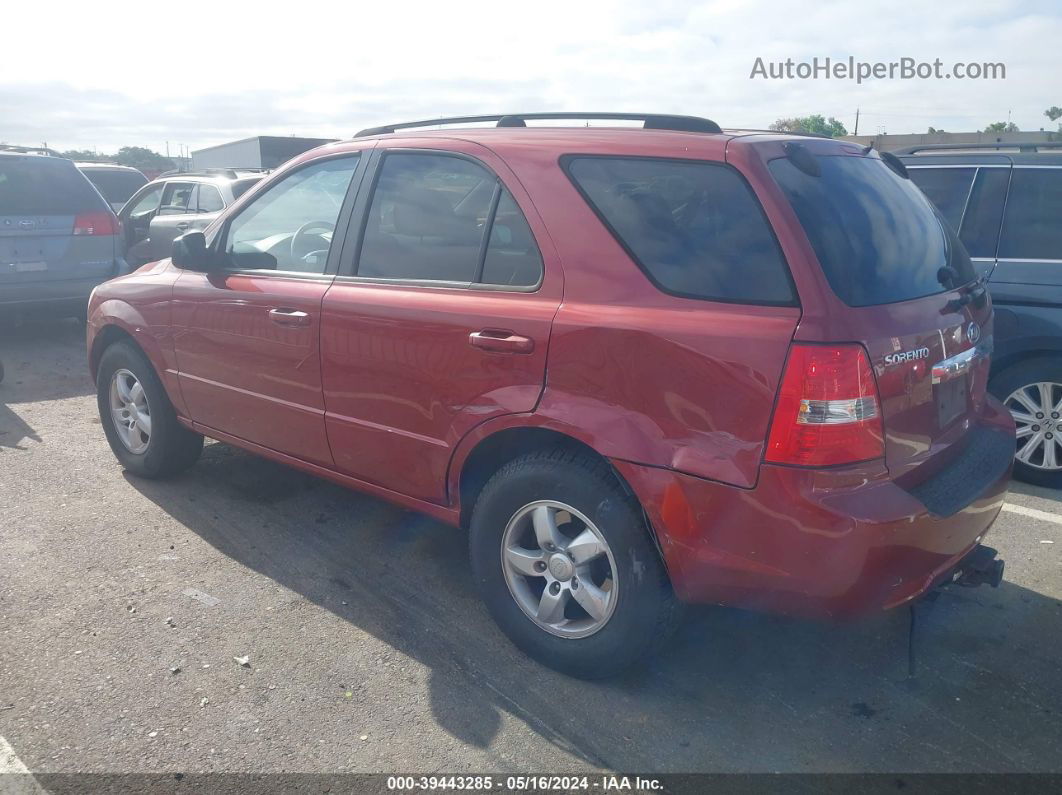 2008 Kia Sorento Lx Maroon vin: KNDJC735085806639