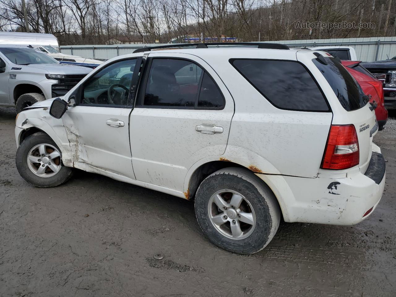 2008 Kia Sorento Ex Белый vin: KNDJC735085809556