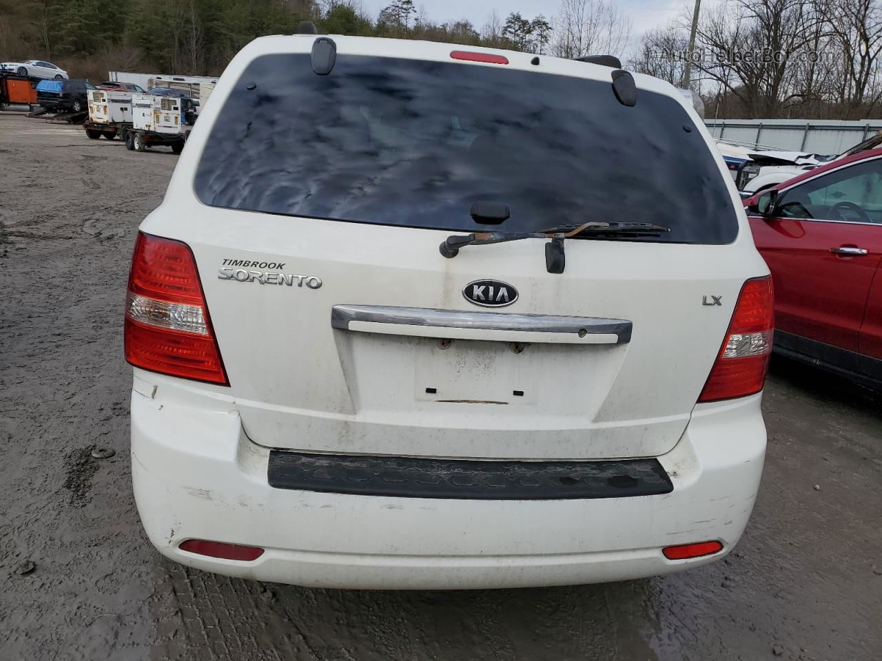 2008 Kia Sorento Ex Белый vin: KNDJC735085809556