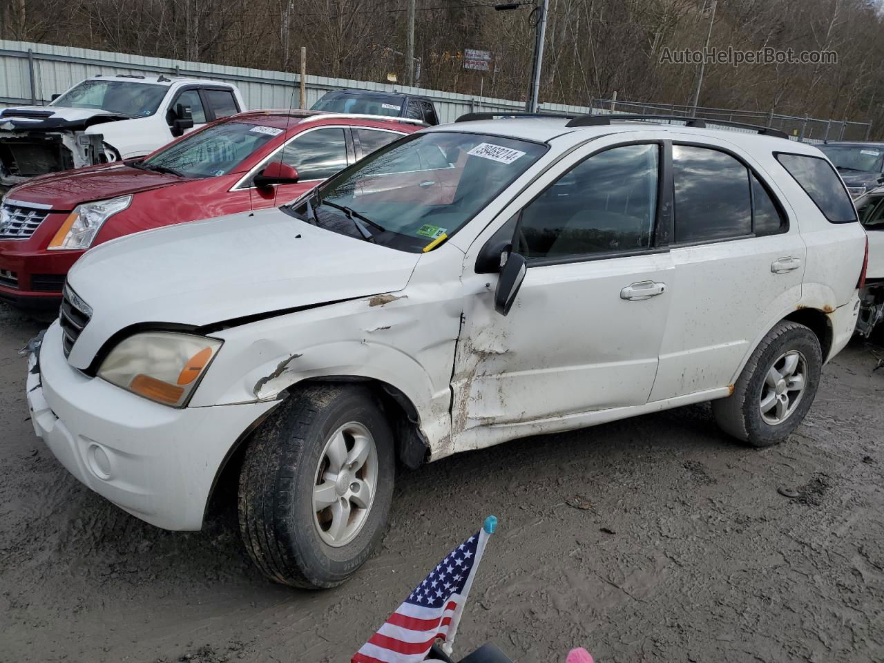 2008 Kia Sorento Ex White vin: KNDJC735085809556