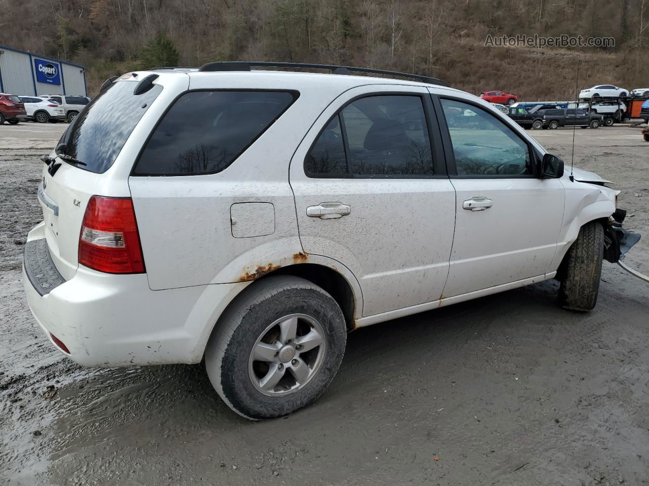 2008 Kia Sorento Ex Белый vin: KNDJC735085809556