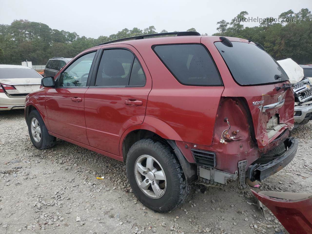 2008 Kia Sorento Ex Red vin: KNDJC735185792508