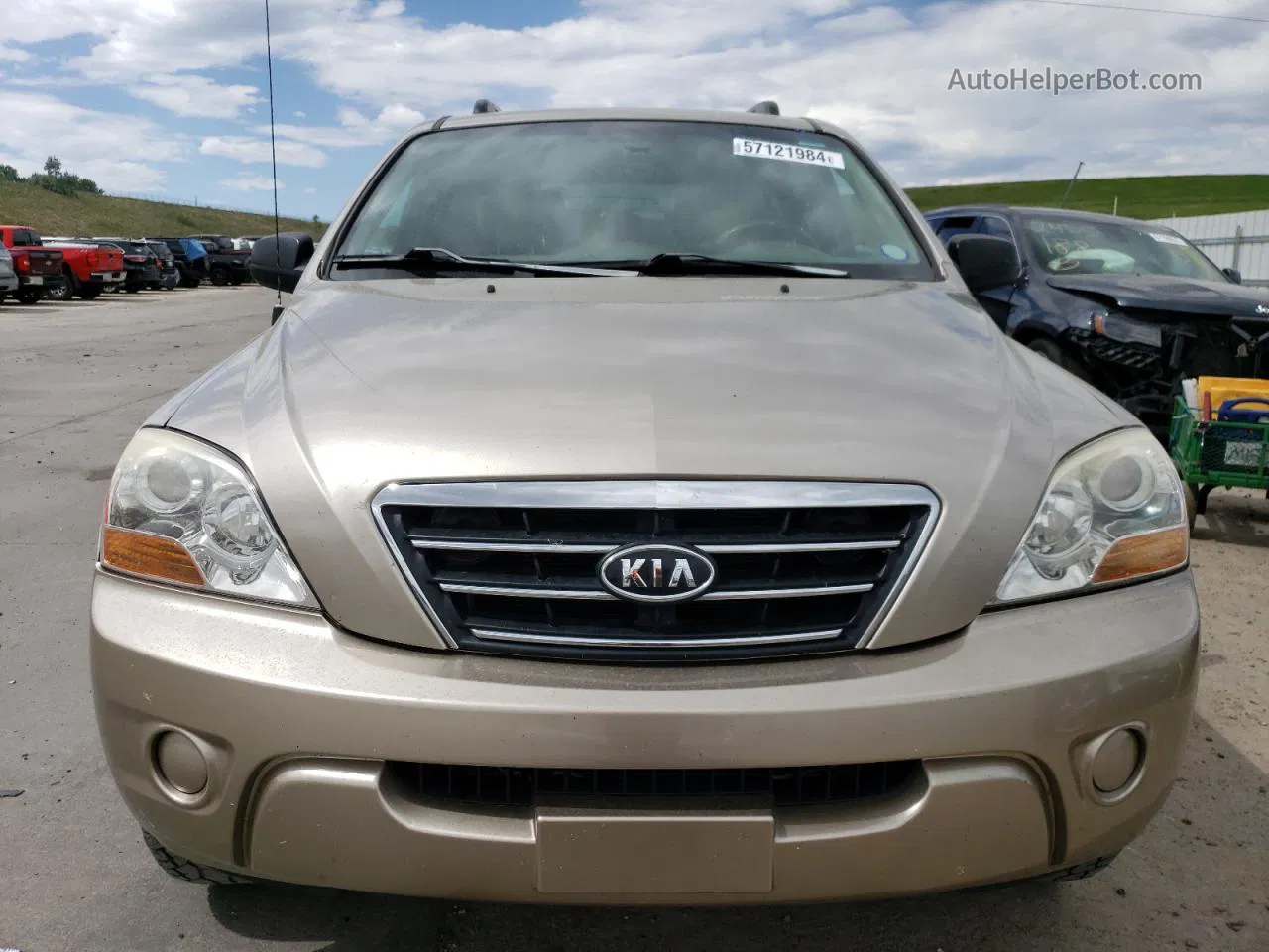 2008 Kia Sorento Ex Tan vin: KNDJC735185851668