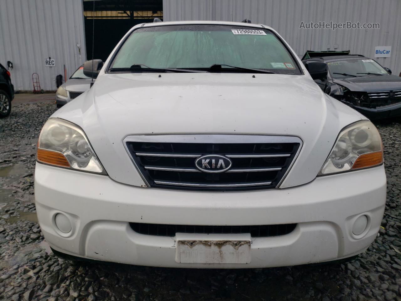 2008 Kia Sorento Ex White vin: KNDJC735185855865