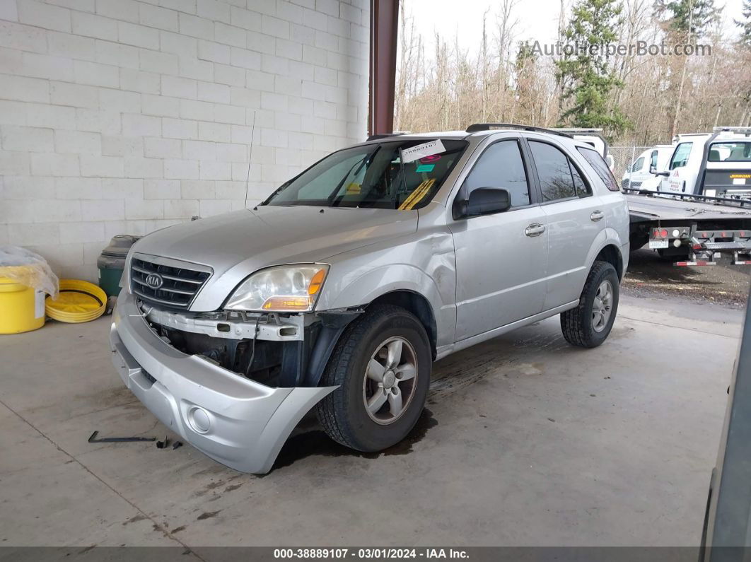 2008 Kia Sorento Lx Silver vin: KNDJC735285780674