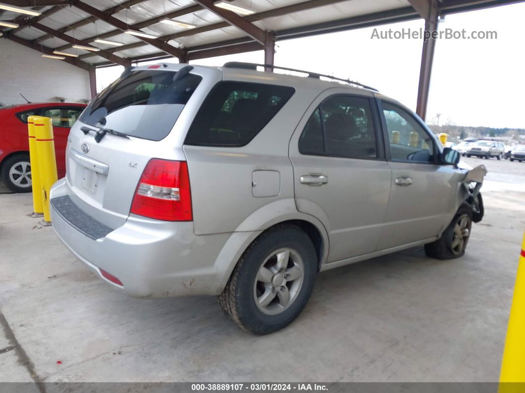 2008 Kia Sorento Lx Silver vin: KNDJC735285780674