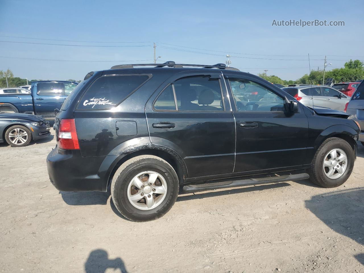 2008 Kia Sorento Ex Черный vin: KNDJC735285784689