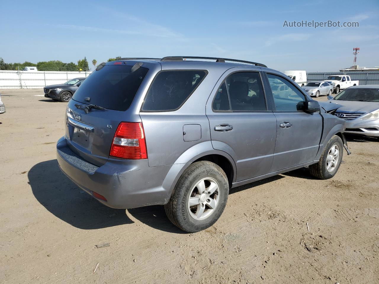 2008 Kia Sorento Ex Silver vin: KNDJC735285820039