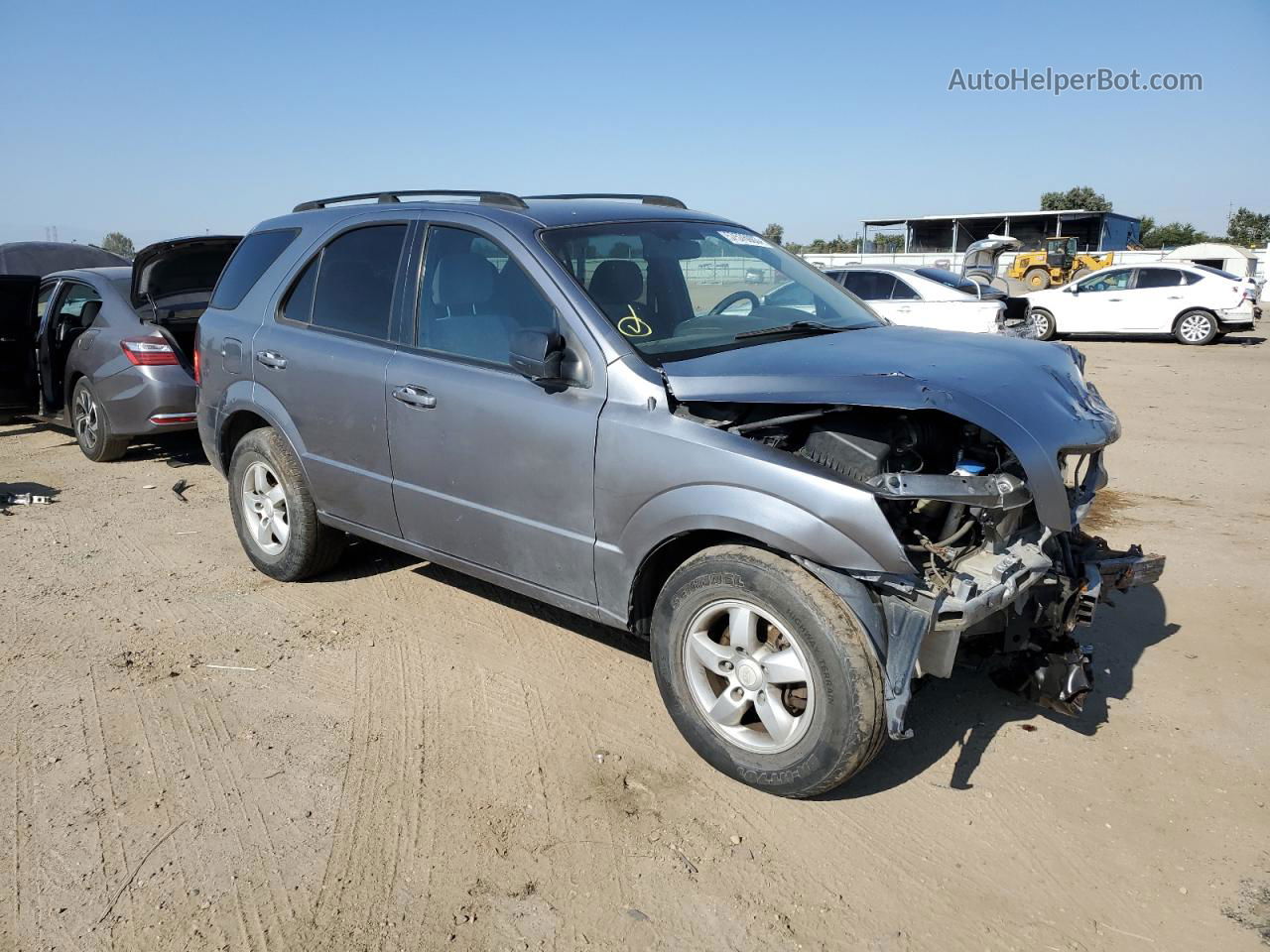 2008 Kia Sorento Ex Silver vin: KNDJC735285820039