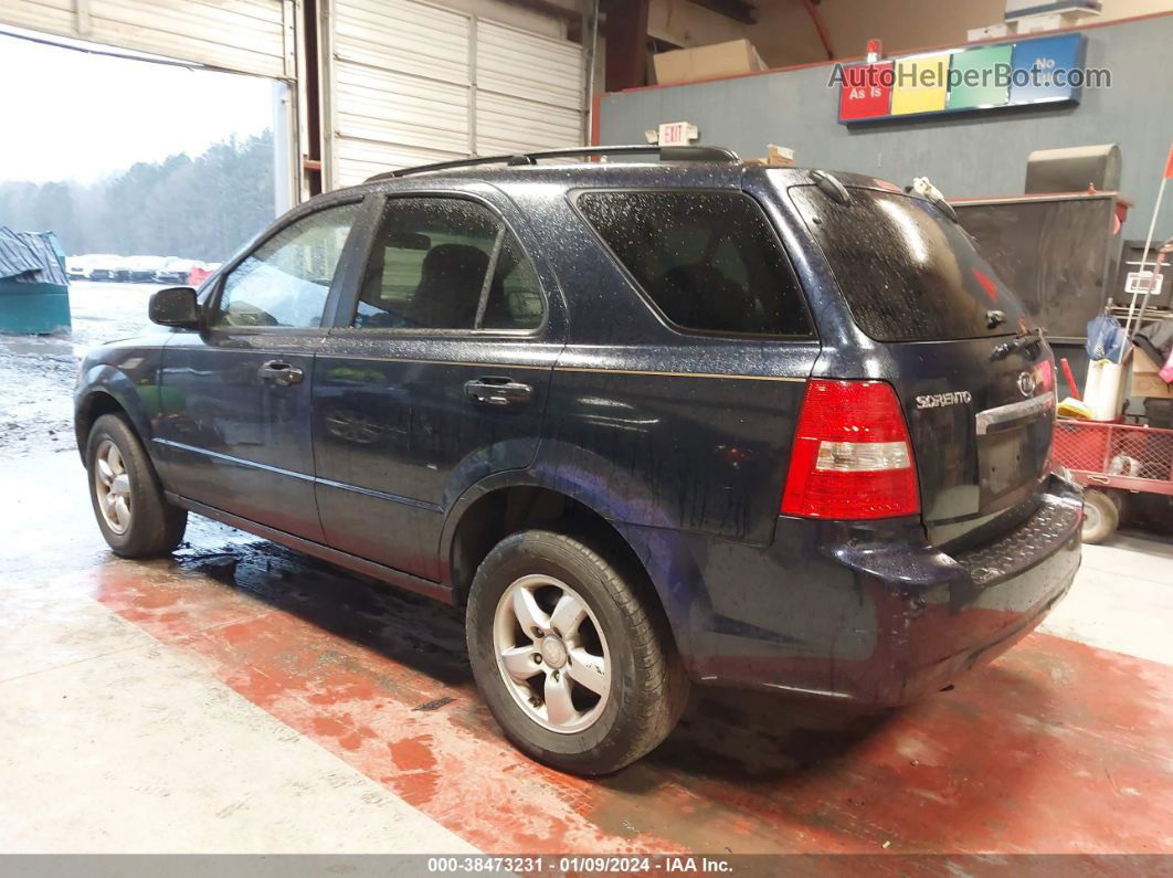 2008 Kia Sorento Lx Dark Blue vin: KNDJC735285829291