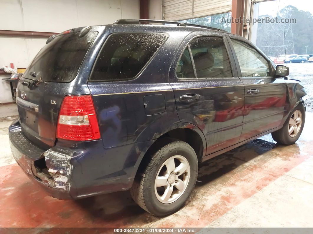 2008 Kia Sorento Lx Dark Blue vin: KNDJC735285829291