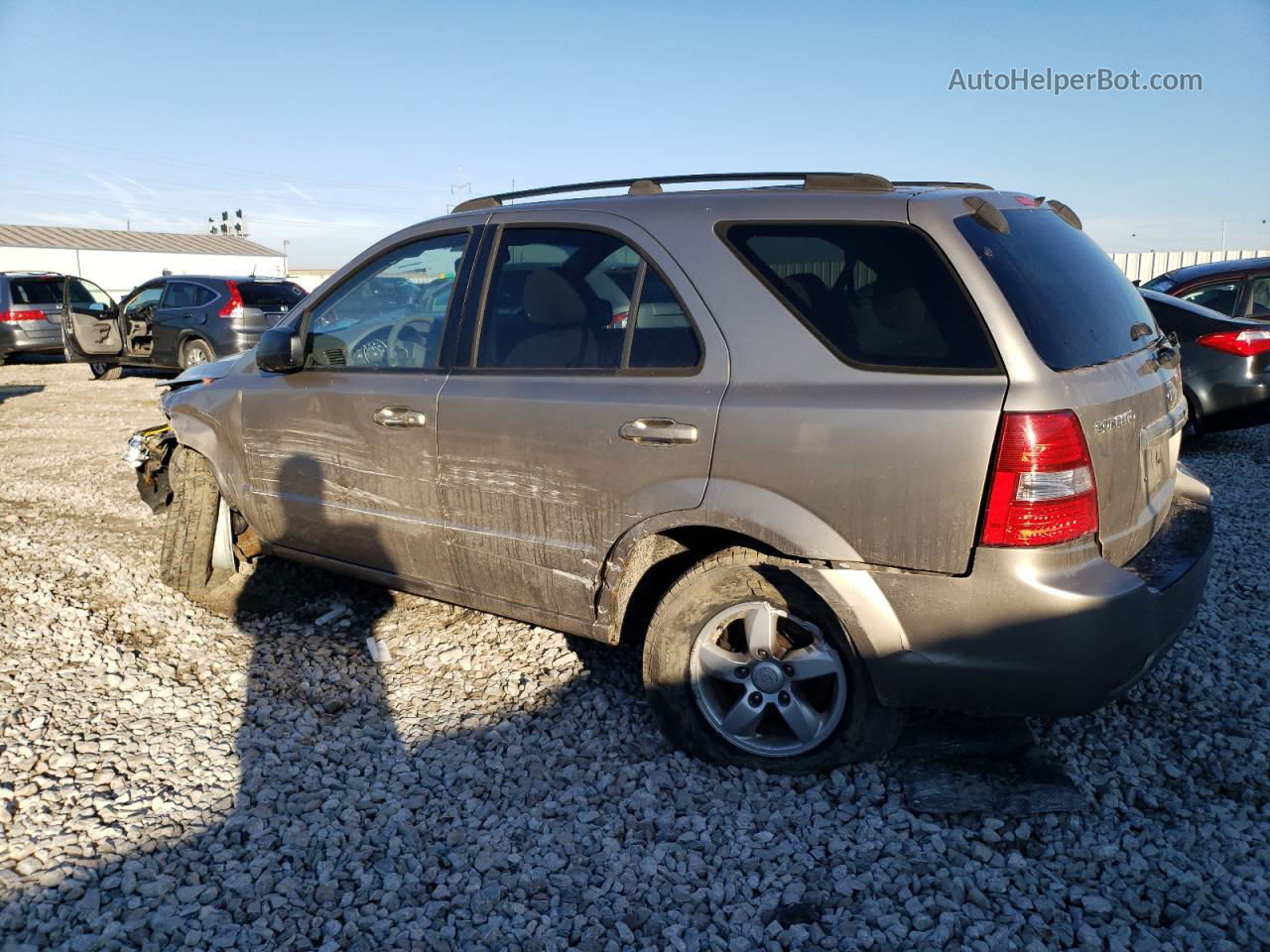 2008 Kia Sorento Ex Beige vin: KNDJC735385833432