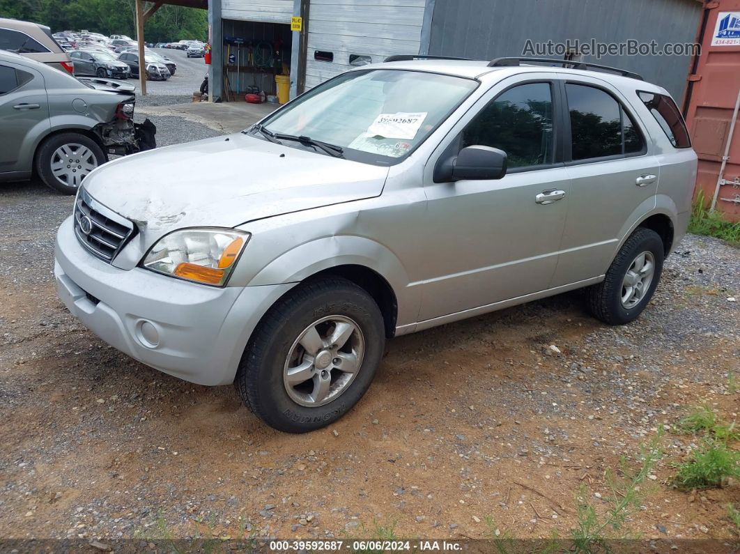 2008 Kia Sorento Lx Silver vin: KNDJC735485791577