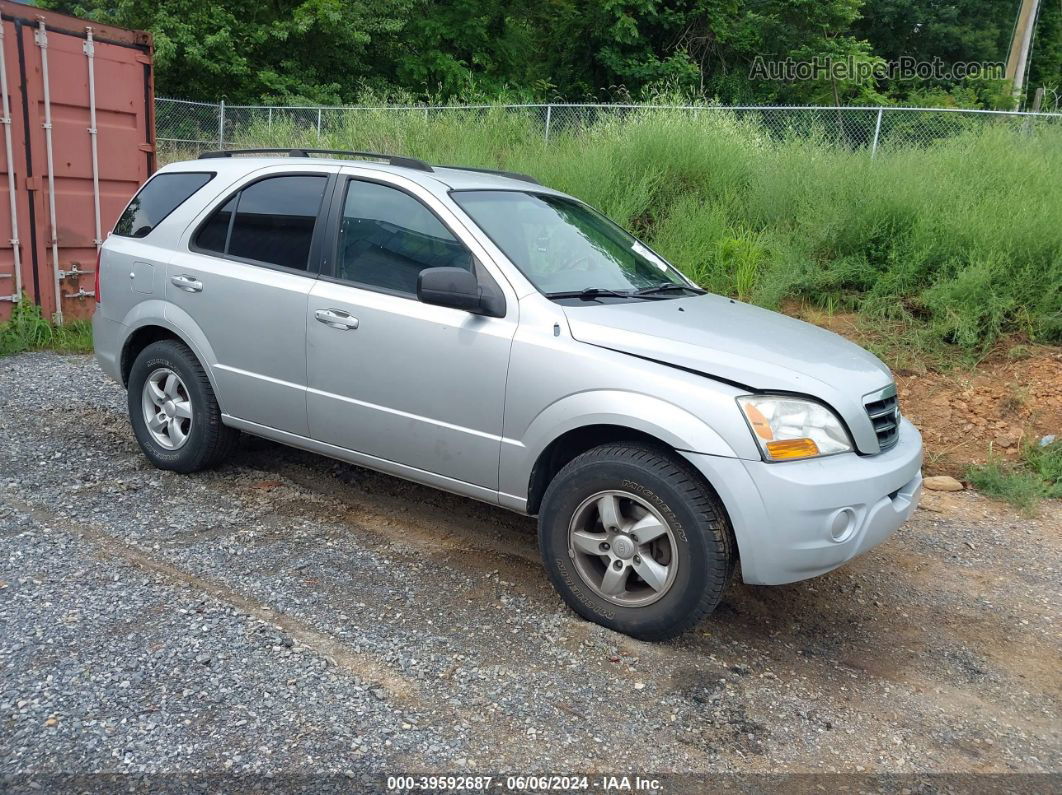 2008 Kia Sorento Lx Silver vin: KNDJC735485791577