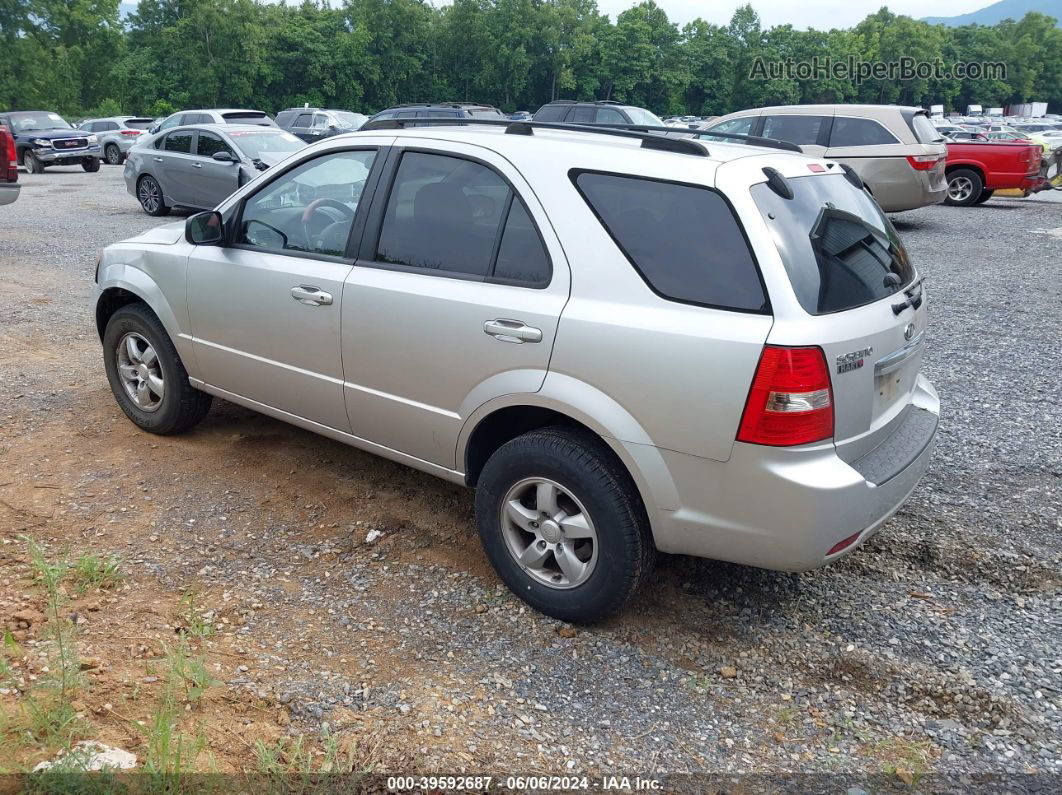 2008 Kia Sorento Lx Silver vin: KNDJC735485791577