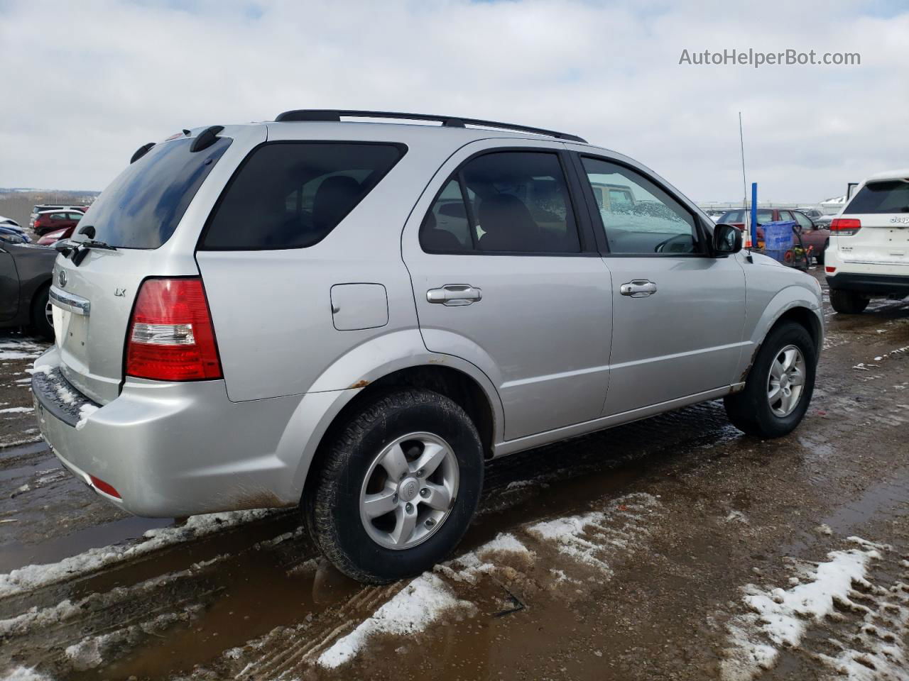 2008 Kia Sorento Ex Silver vin: KNDJC735485843905