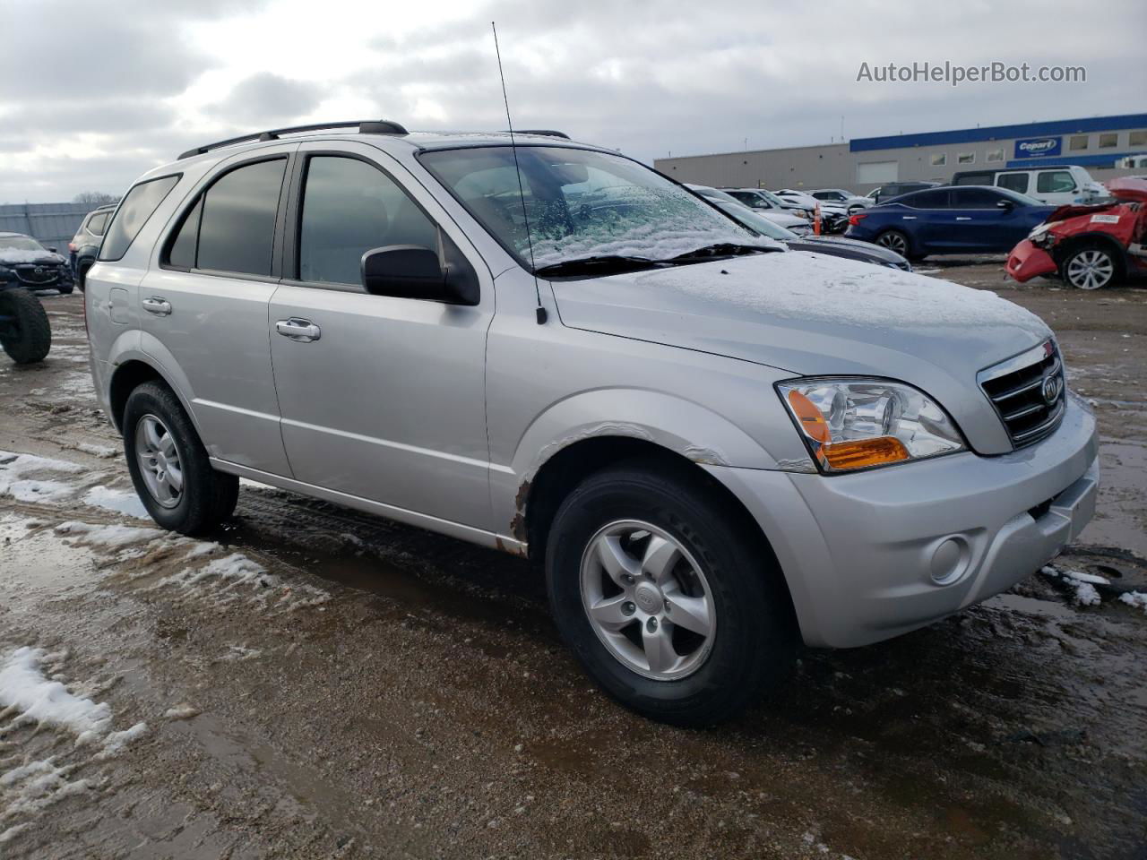 2008 Kia Sorento Ex Silver vin: KNDJC735485843905