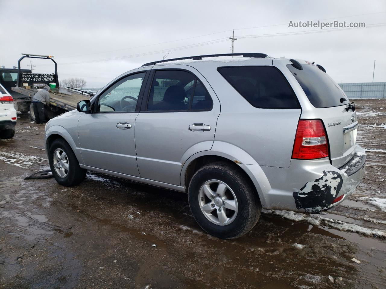 2008 Kia Sorento Ex Silver vin: KNDJC735485843905