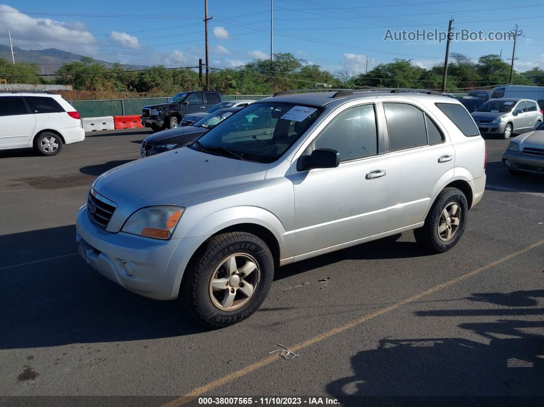 2008 Kia Sorento Lx Silver vin: KNDJC735585795881