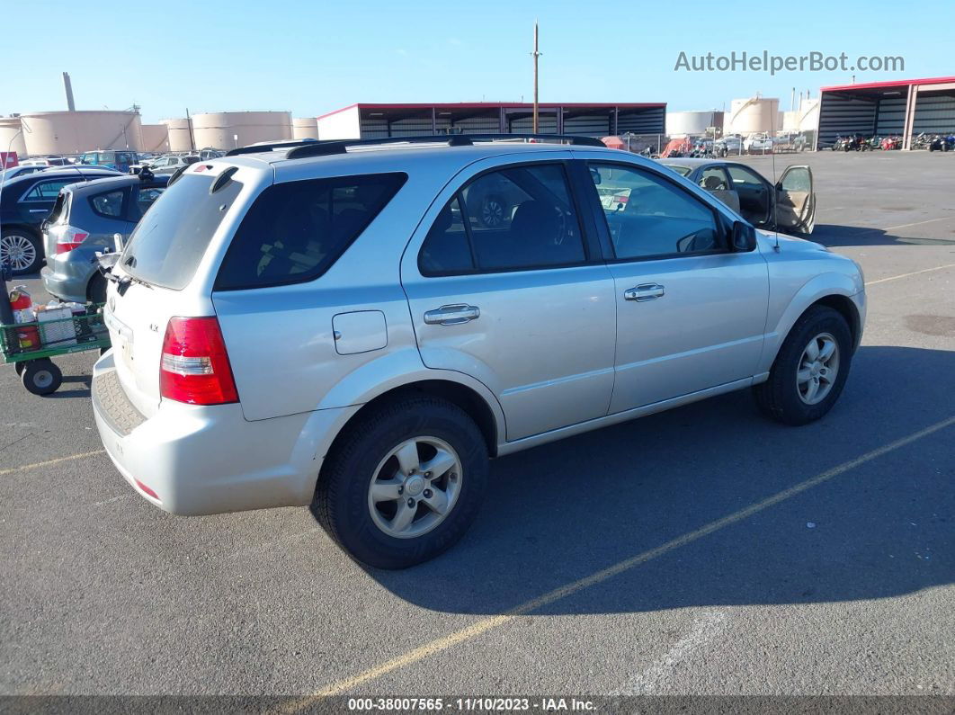 2008 Kia Sorento Lx Silver vin: KNDJC735585795881