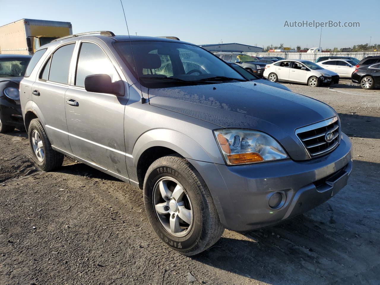 2008 Kia Sorento Ex Silver vin: KNDJC735585806443