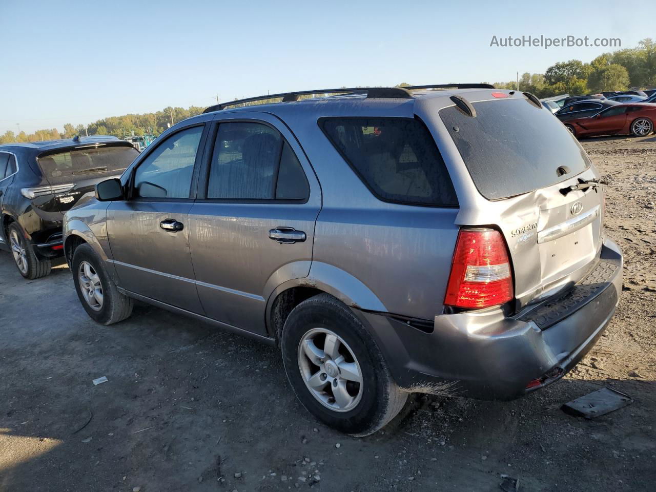 2008 Kia Sorento Ex Silver vin: KNDJC735585806443