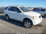 2008 Kia Sorento Lx White vin: KNDJC735585819709