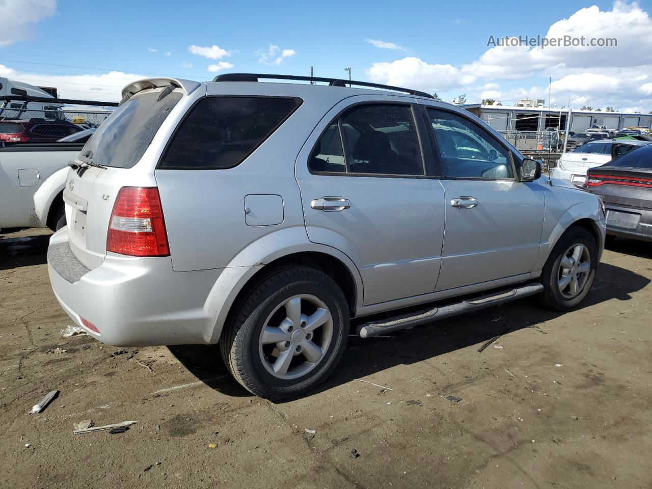 2008 Kia Sorento Ex Silver vin: KNDJC735585859109