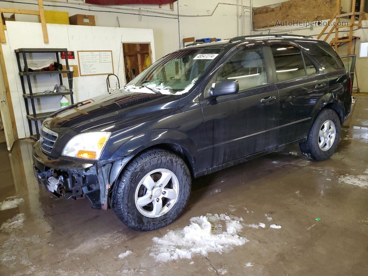 2008 Kia Sorento Ex Blue vin: KNDJC735685828404