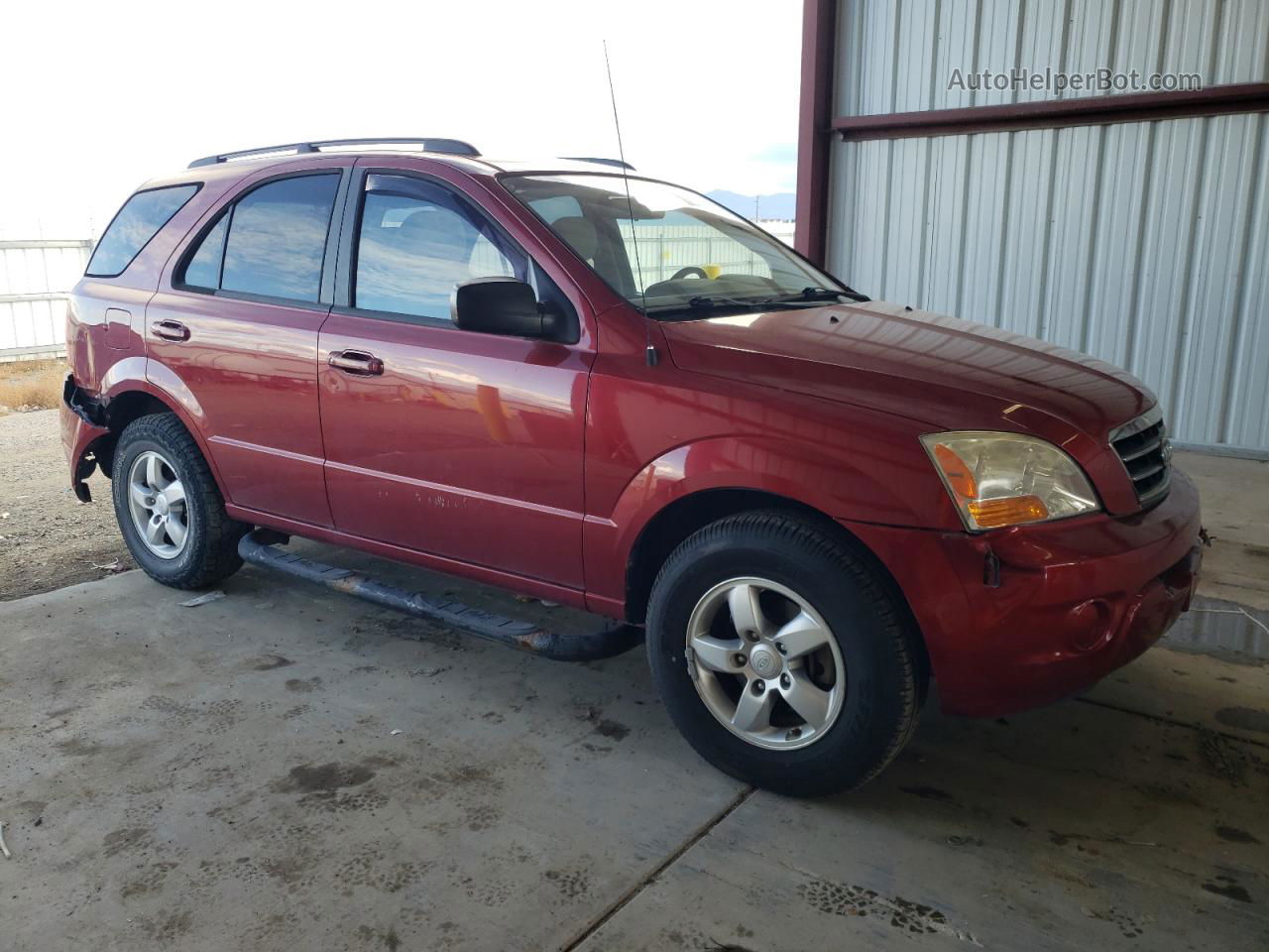 2008 Kia Sorento Ex Maroon vin: KNDJC735685859197