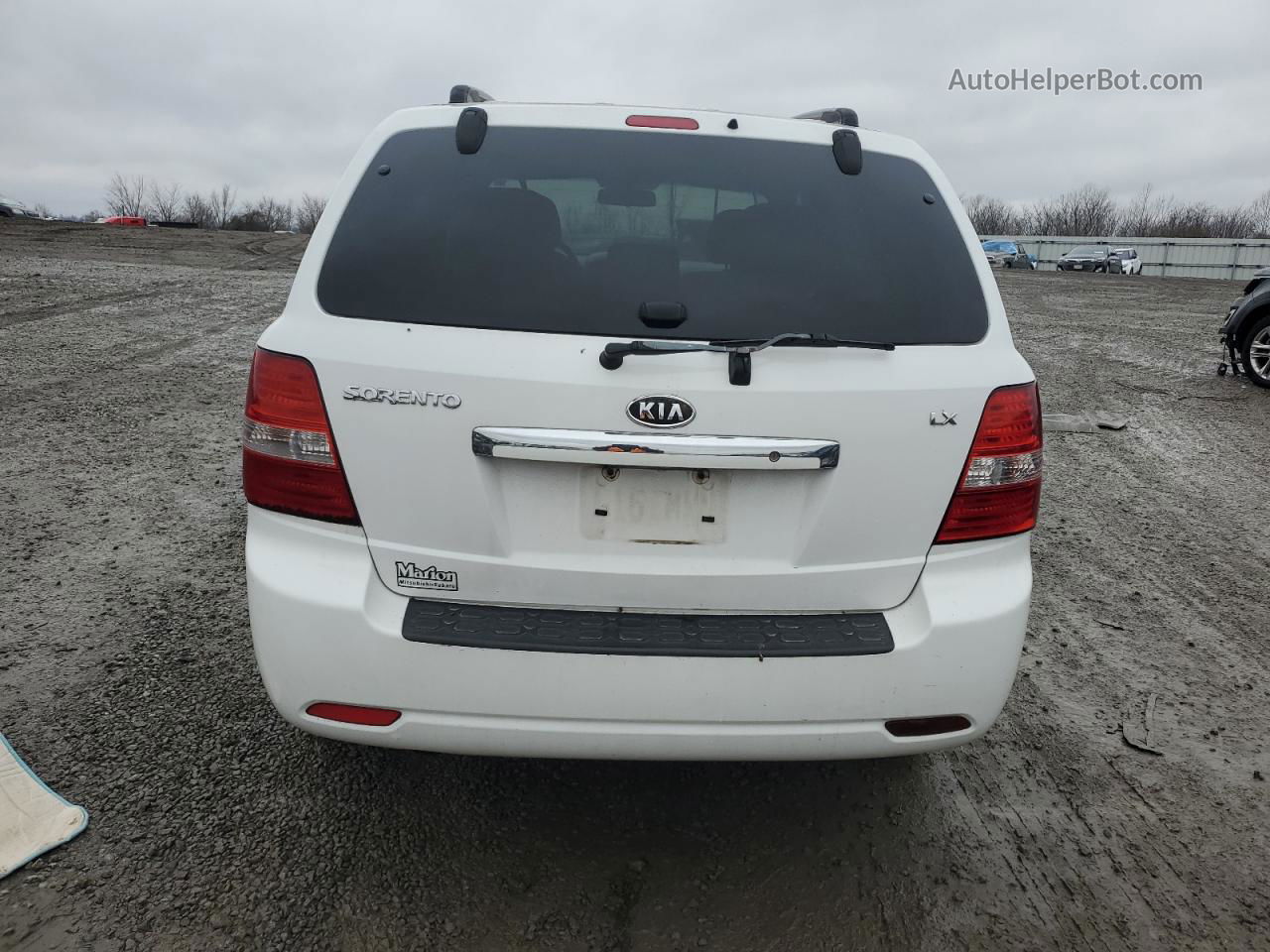 2008 Kia Sorento Ex White vin: KNDJC735785784199