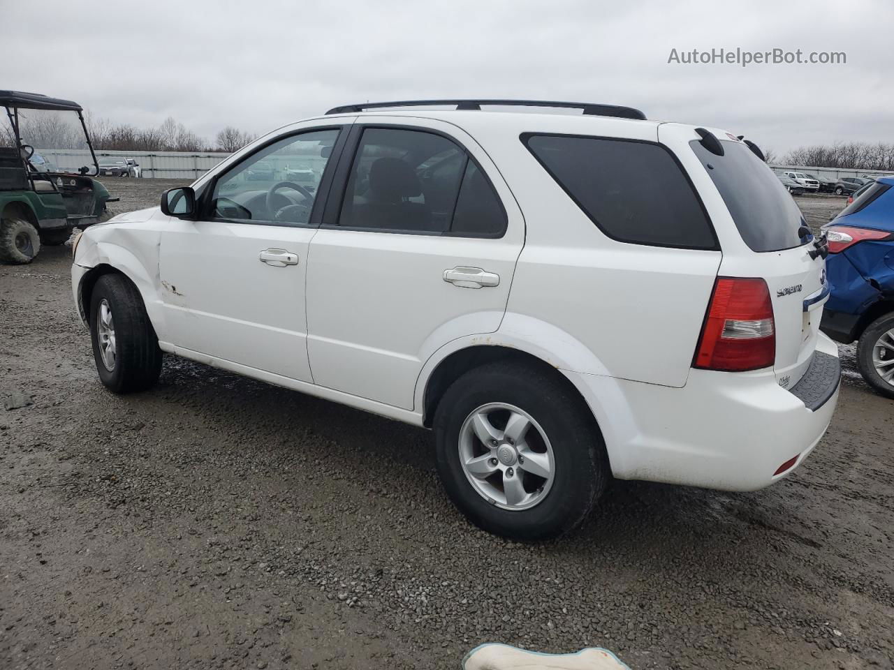 2008 Kia Sorento Ex White vin: KNDJC735785784199