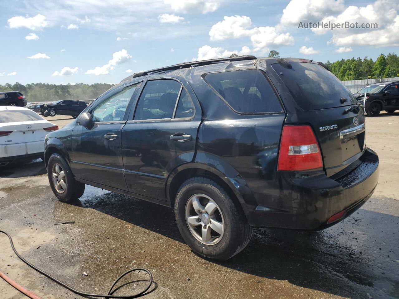 2008 Kia Sorento Ex Черный vin: KNDJC735885829005