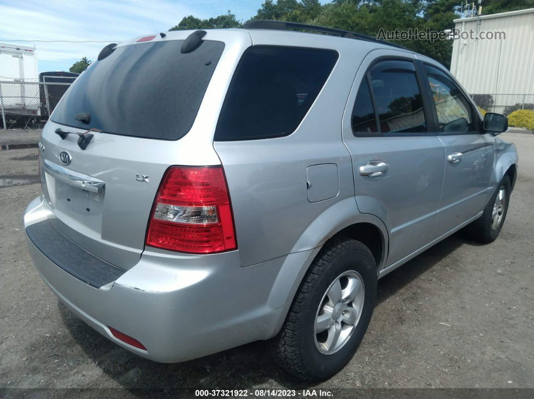 2008 Kia Sorento Lx Silver vin: KNDJC735985811211