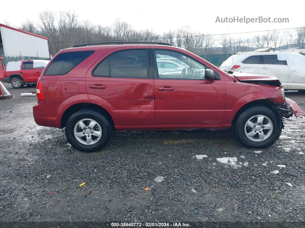 2008 Kia Sorento Lx Maroon vin: KNDJC735985819373