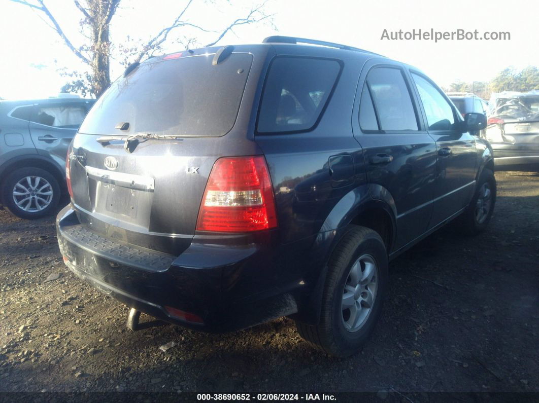 2008 Kia Sorento Lx Dark Blue vin: KNDJC735X85796315