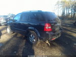 2008 Kia Sorento Lx Dark Blue vin: KNDJC735X85796315