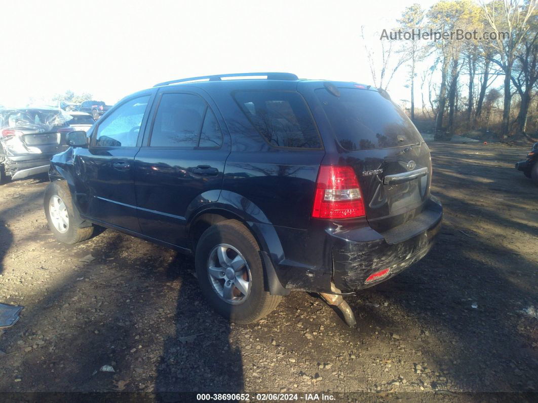 2008 Kia Sorento Lx Dark Blue vin: KNDJC735X85796315