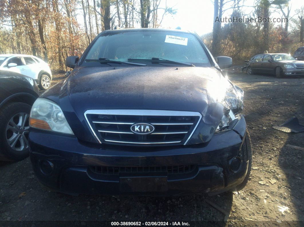 2008 Kia Sorento Lx Dark Blue vin: KNDJC735X85796315