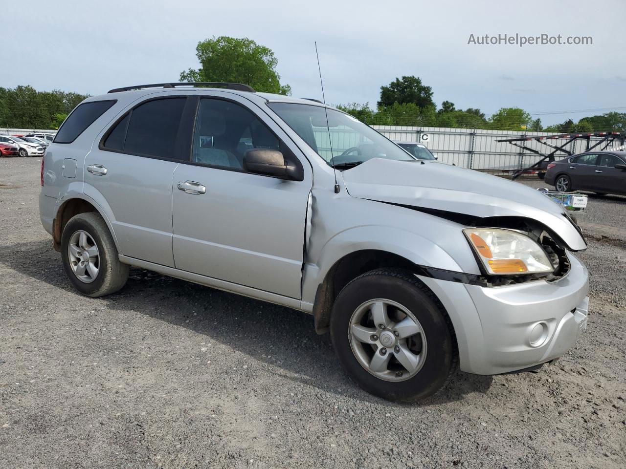 2008 Kia Sorento Ex Silver vin: KNDJC735X85825263