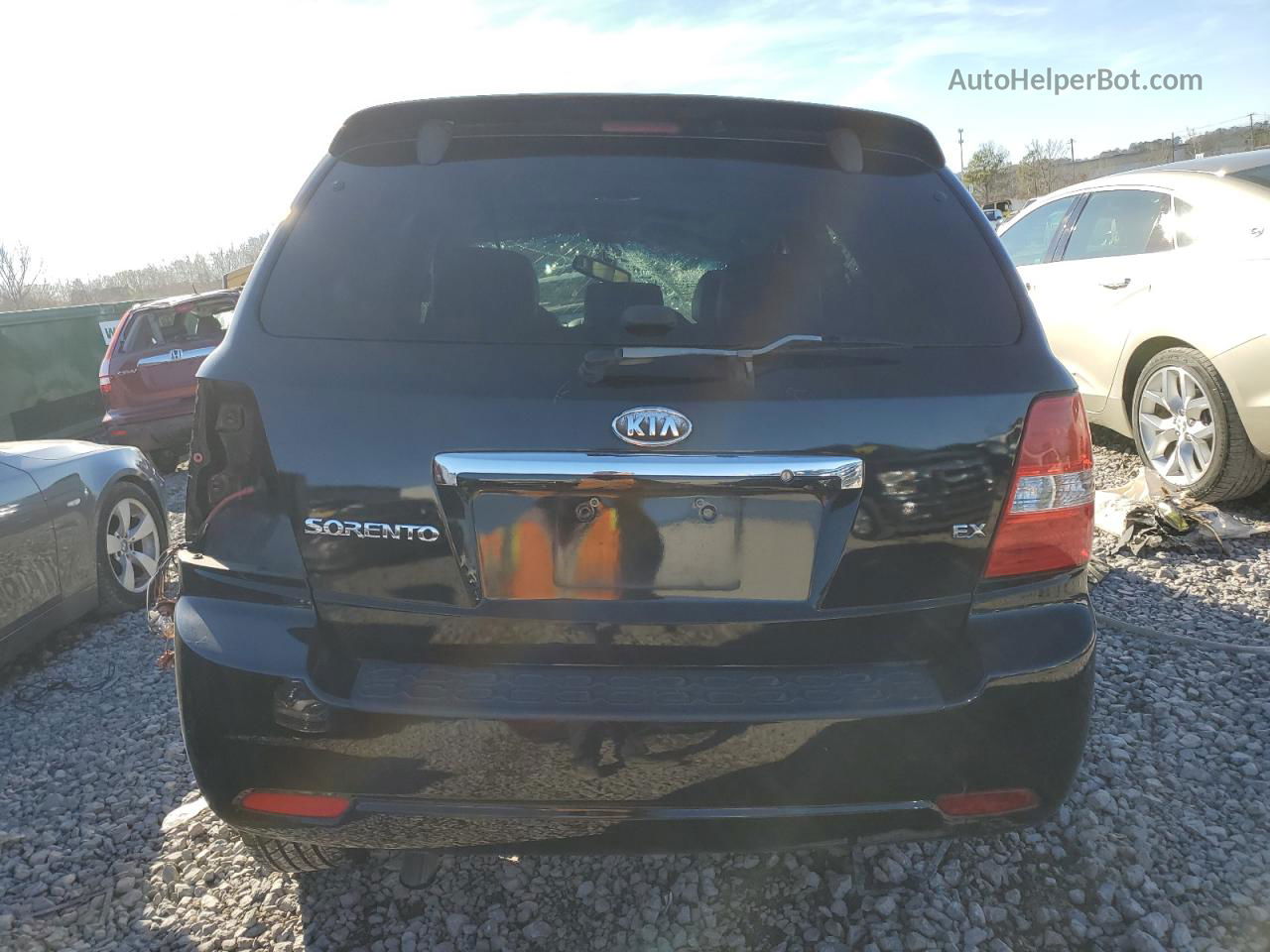 2008 Kia Sorento Ex Черный vin: KNDJC736085771352