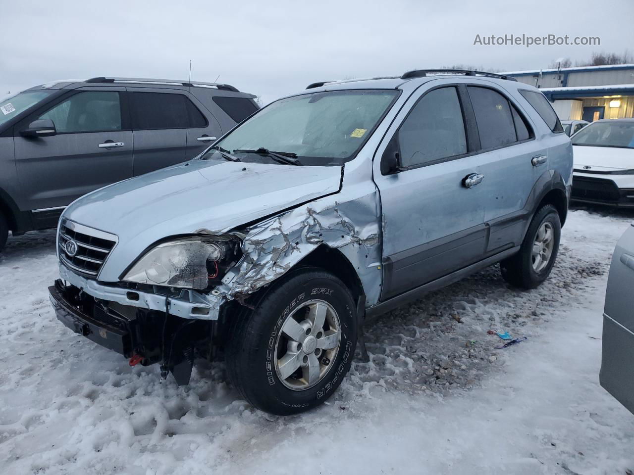 2008 Kia Sorento Ex Blue vin: KNDJC736385775007